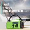 Emergency Radio- AUTO NOAA Weather Radio, Battery Operated Hand Crank Radio, Solar Portable AM/FM/SW Weather Alert Radio with Flashlight, Phone Charger, Headphone Jack,SOS Alarm for Survival view 3