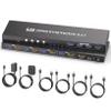 4K@60Hz HDMI KVM Switch 1 Monitors 4 Computers, USB 3.0 4 Port HDMI KVM Switch for 4 Computers Share 1 Set of Keyboard, Mouse, Monitor and 4 USB 3.0 Ports view 1