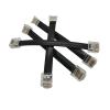 ACGTUY 5cm 10cm 20cm Short Cat5 Round UTP Ethernet Network LAN Cable RJ45 Connector 8P8C Patch Cord Compatible with The Computer Rouder(1-8,20cm (1PC)) view 2