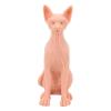 Silicone Hairless Cat Model Soft Odourless Photo Props Decoration Sphynx Cat Model view 1