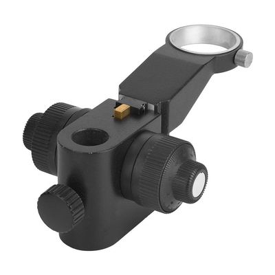 Adjustment Bracket, High Metal Microscope Fine Adjustment X10A Mount Stand with Ball Bearing, Coaxial Fine Adjustment