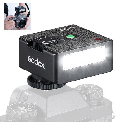 Godox iM30 Godox Flash Camera Flash GN15 with 7 Levels, CCT 6000K200K,IM 30 Mini Manual Flash for Sony zv1/Sony zve10 /Canon/Ricoh gr3/Fuji f1-230 Full-Power Flashes
