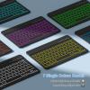 aMZCaSE for iPad A16 11th 10th Generation Case with Keyboard - 7 Colors Backlight Detachable Folio Keyboard Case for iPad (A16) 11th Gen 2025 & 10th Gen 10.9 inch 2022, Smart On/Off, Pen Holder, Black view 3