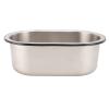 Stainless Steel Bar Sink, Small Stainless Sink Marine Sinks, Single Basin Small Kitchen Sink, 34 X 20 X 13Cm Oval Shaped Washbasin Sink, Small Stainless Sink With 40Mm Drain Hole view 4