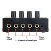 4 Channel Ultra-Compact Headphone Audio Amplifier, 6.35mm Jacks view 4