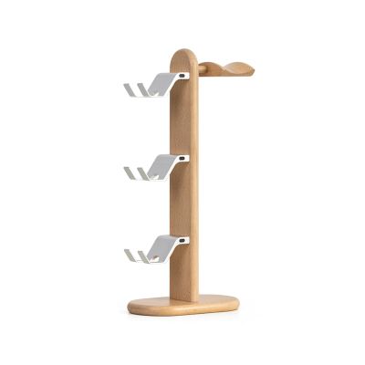 YIORYO Headphone Stand for Desk, Universal Headset Holder Hanger Mount Aluminum with Protective Silicone Pad, Gaming Headset Accessories(White)