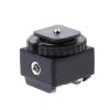 Black Hot Shoe Mount Adapter Camera Hot Shoe Mount Adapter Video Accessory Bracket for Canon Flash to Camera view 4