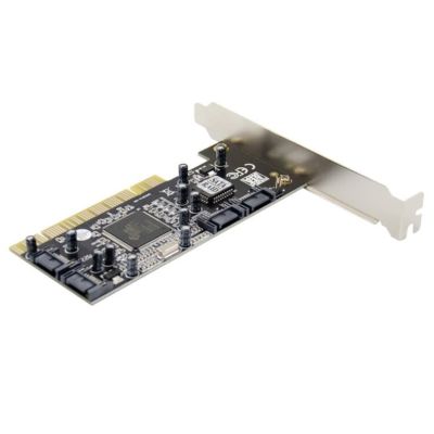 DIY 4 Port SATA PCI Expansion Card PCI to SATA Adapter Card for Windows 98SE/Me