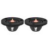 QANYEGN 2pcs Silk Film Dome Tweeter Treble Speaker, Stereo Silk Film Dome Tweeter, Treble Speaker for Car Loudspeakers view 1