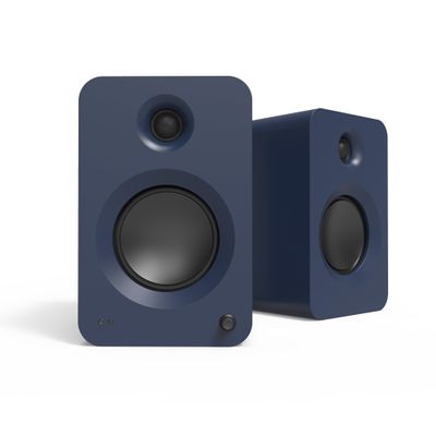 Kanto REN 200W Powered Speaker System with HDMI ARC Input for TV & Home Theater | USB-C and Bluetooth 5.3 | High/Low Pass Filter | Pair | Matte Blue