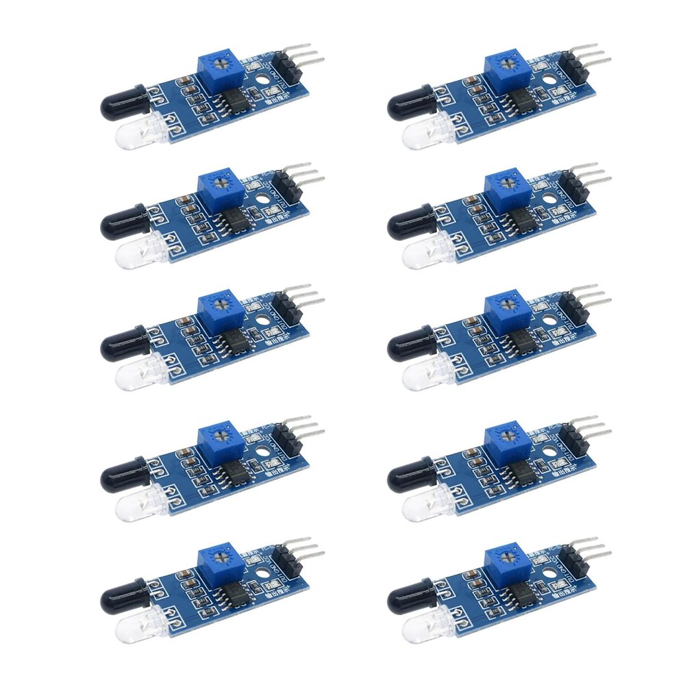 Replacement IR Infrared Obstacle Avoidance Sensor Module, 10Pcs
