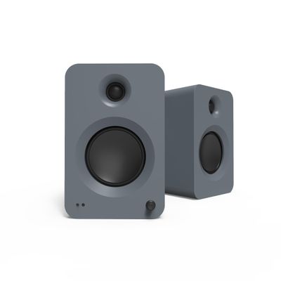 Kanto REN 200W Powered Speaker System with HDMI ARC Input for TV & Home Theater | USB-C and Bluetooth 5.3 | High/Low Pass Filter | Pair | Matte Grey