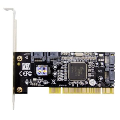 Replacement SATA PCI Expansion Card PCI to SATA Adapter Card, 4 Port