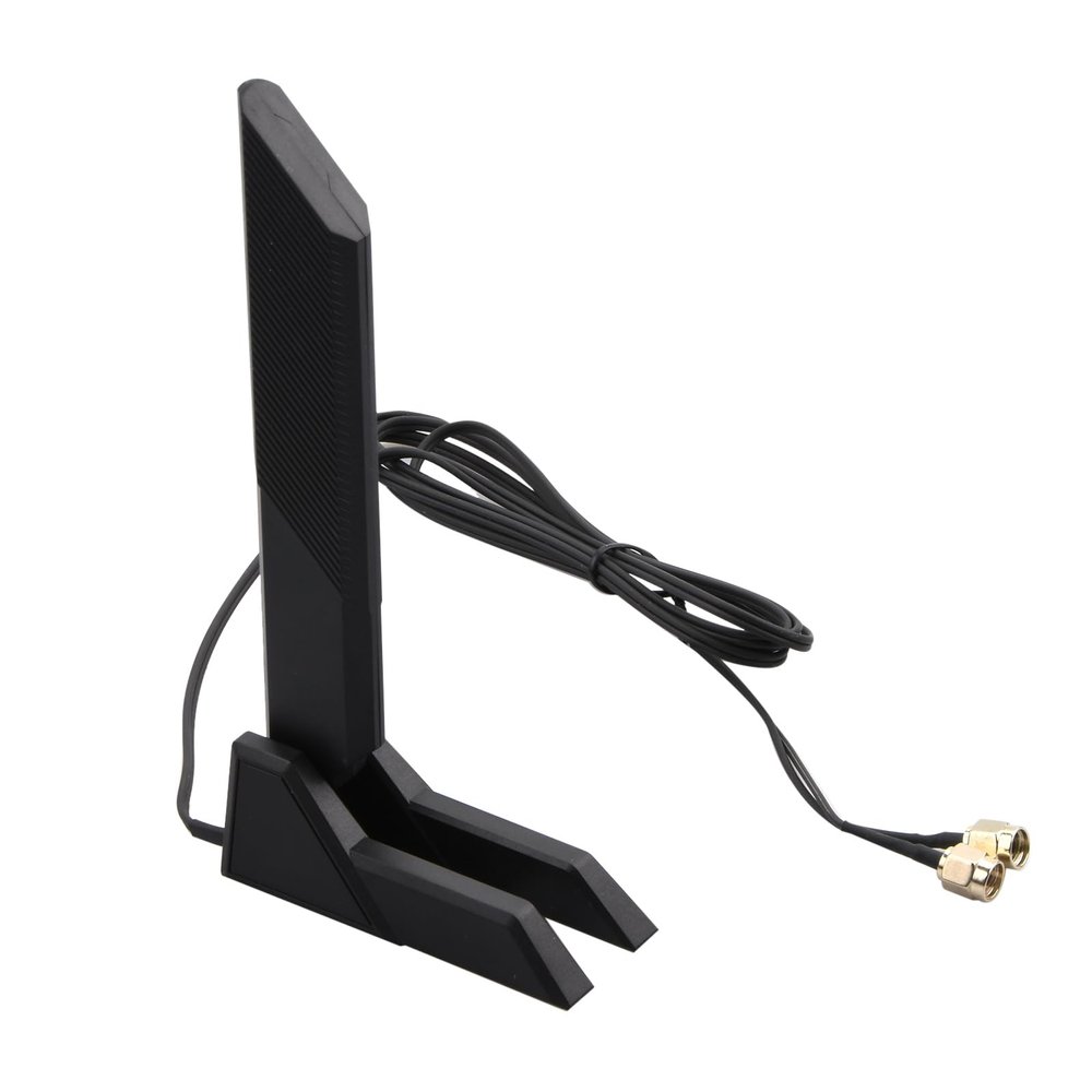 WiFi 6 Antenna Dual Band 2.4GHz 5GHz 6GHz RP-SMA Male for PC Desktop Computer, Network Router Antenna Replacement Antenna