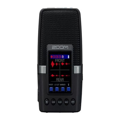 Zoom H2essential Multi-Mic Handy Recorder, 32-Bit Float, Portable Recorder, 3 Built-in Microphones, Mono, Stereo, and Surround Sound, Records to SD Card, USB Mic, for Music, Podcast, & More