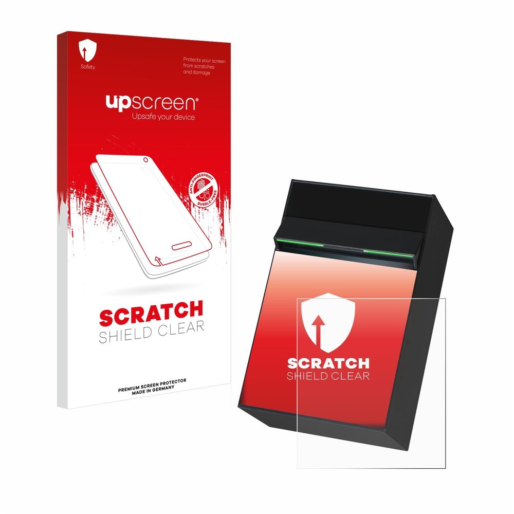 upscreen Scratch Shield Screen Protector Compatible with Desko Penta Scanner Cube - HD-Clear, Anti-Fingerprint