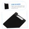 CAXUSD Elastic Supplies Storage Bag Black Portable Pouch for Tablet External Hard Drive Case Mouse Mouse Holder Stick-on Organizer view 2