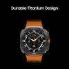 SAMSUNG Galaxy Watch Ultra 47mm LTE AI Smartwatch w/Energy Score, Wellness Tips, Heart Rate Tracking, Sleep Monitor, Fitness Tracker, GPS, 2024,Titanium Silver (Renewed) view 3
