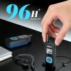 HAOO Mini Walkie Talkies with Earpieces, Portable Two Way Radio FM Transceiver, Long Range Walkie Talkie for Skiing, Hiking, Outdoor Sport, Restaurants, Hospital, Supermarket, 3 Pack view 2