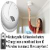 XSMOKE-7010 1080P HD 60 Day Battery Powered WiFi Smoke Detector Fire Alarm Spy Camera (1080p / WiFi / 60 Day Battery) view 3