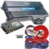 Hifonics Alpha A1200.1D 1200W Super D-Class Mono Car Amplifier with BGC4AR Amp Kit & Audiobank AP14, Bass Remote Included view 1