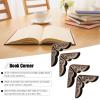 100 Pcs Book Corner Protectors Corner Guard Decorative for Scrapbook Photo Album Diary view 4