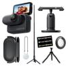 Insta360 GO 3S Midnight Black (128GB) with Tripod Selfie Sticks  4K Video Small & Lightweight Action Camera Hands-Free POV, Stabilization, Multifunctional Waterproof Content view 1