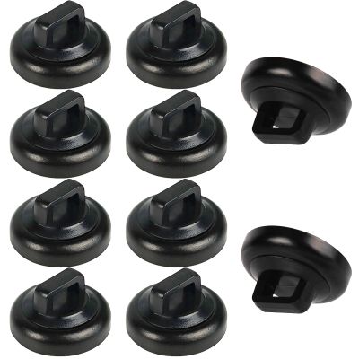 CNHABAGU Magnet Zip Tie Mount Clips Magnetic Zip Ties Mount Base Holder Multipurpose Wire Cable Holder Mount Wire Clips Management for Home Office Marine Electrical Wiring (Black, 10 Piece)