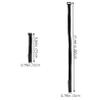 ARTIBETTER 20pcs Black Nylon Hook and Cable Ties Reusable Fastening Straps for Organizing Cords for view 2