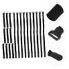 ARTIBETTER 20pcs Black Nylon Hook and Cable Ties Reusable Fastening Straps for Organizing Cords for view 3