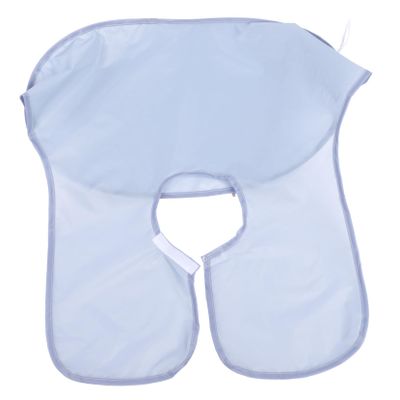 Healeved 1pc Beard Trimming Apron Shaving Bib for Easy Cleanup Multi-purpose Beard Collecting Tool for Home Use Silver Gray