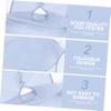 Healeved 1pc Beard Trimming Apron Shaving Bib for Easy Cleanup Multi-purpose Beard Collecting Tool for Home Use Silver Gray view 3