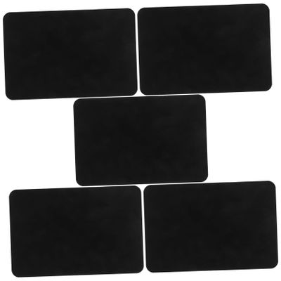 ARTIBETTER 5pcs Vinyl Record Cleaning Cloth Album Cleaner Dust for Turntable Gentle Black Mini Size Easy to Use and Washable