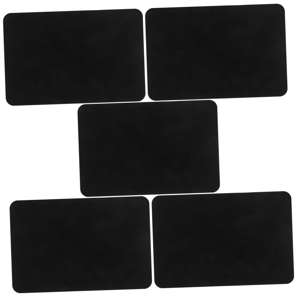 ARTIBETTER 5pcs Vinyl Record Cleaning Cloth Album Cleaner Dust for Turntable Gentle Black Mini Size Easy to Use and Washable