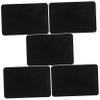 ARTIBETTER 5pcs Vinyl Record Cleaning Cloth Album Cleaner Dust for Turntable Gentle Black Mini Size Easy to Use and Washable view 1