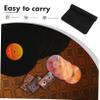 ARTIBETTER 5pcs Vinyl Record Cleaning Cloth Album Cleaner Dust for Turntable Gentle Black Mini Size Easy to Use and Washable view 4