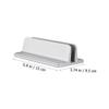 ARTIBETTER Aluminum Alloy Vertical Laptop Stand Ergonomic Desktop Holder for Durable and Lightweight Design with Curved Surface Silver Finish view 2