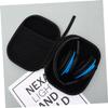 WATIIFUFU Headphone Storage Bag Earbud Case Pouch for Tech Pu Material Shockproof Organizer view 2