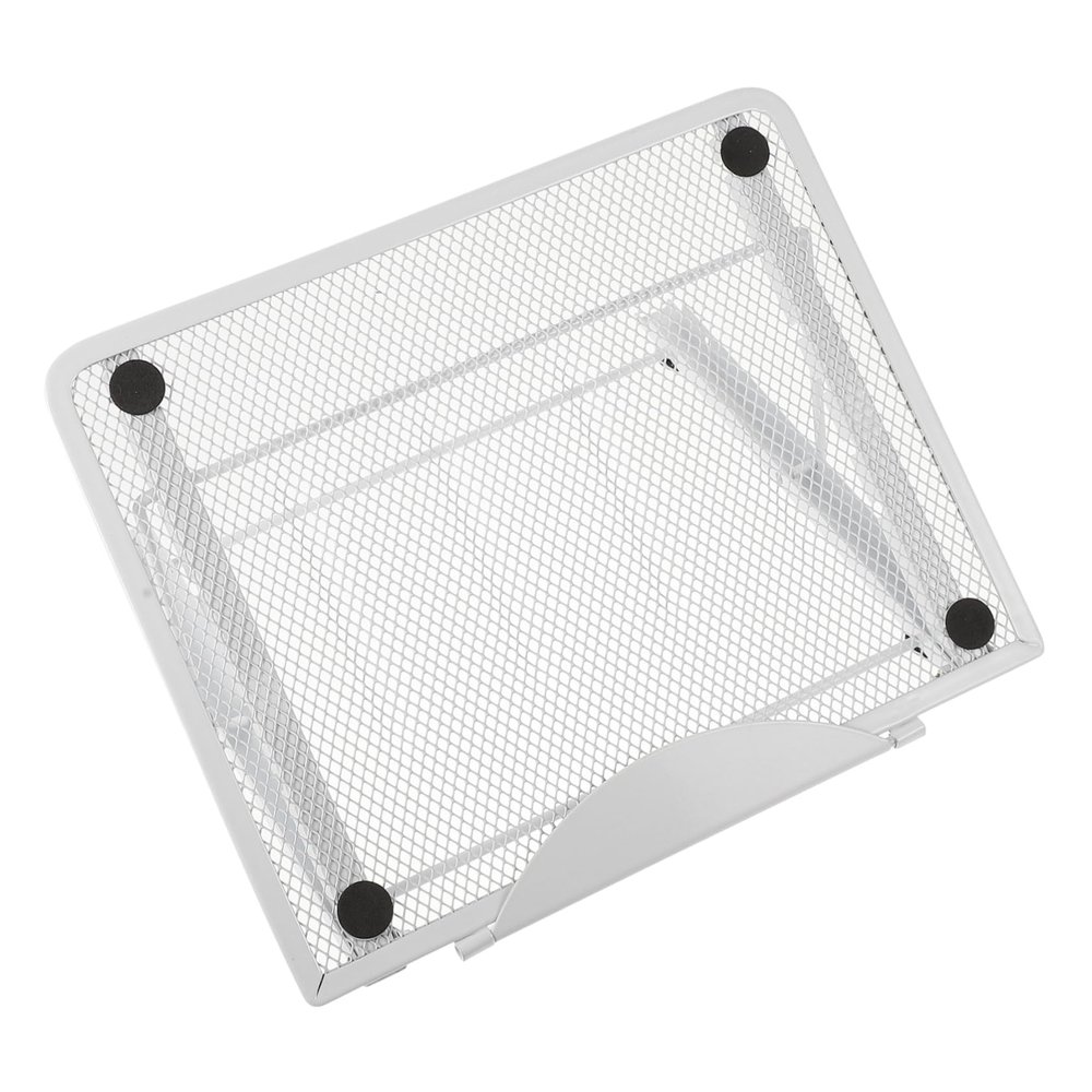 ARTIBETTER Metal Folding Laptop Rack White Computer Stand Tablet Holder Heat Dissipation