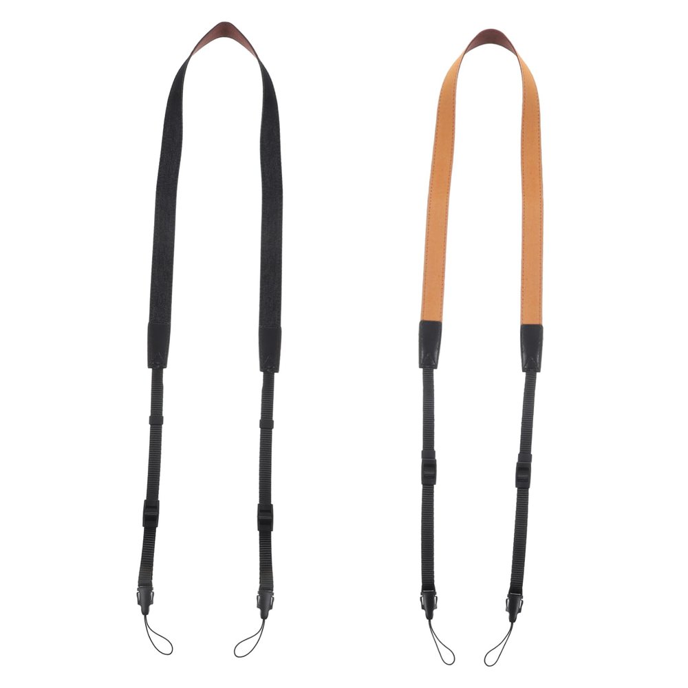 MERRYHAPY 2pcs Camera Straps for Women Men Denim Shoulder Sling Straps Neck Belt Wrist Loop for Photography Accessories