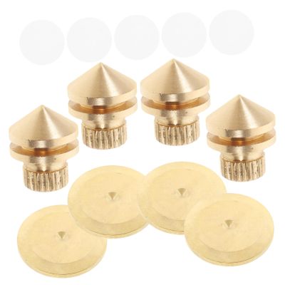 Gadpiparty 4pcs Audio Speaker Isolation Feet Speaker Spikes for Sound Isolation for Amplifiers