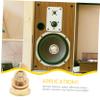 Gadpiparty 4pcs Audio Speaker Isolation Feet Speaker Spikes for Sound Isolation for Amplifiers view 3