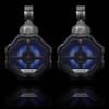 Alpine SPV-65RGB-CAN 6.5 Cage-Mounted Universal Weather-Resistant Coaxial RGB LED Speaker Pods with KTA-30FW Amp & UTE-73BT Source & Remote view 3