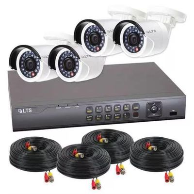 LTD0882K-4B DVR HD Camera Kit, Bullet, Fixed, 5W