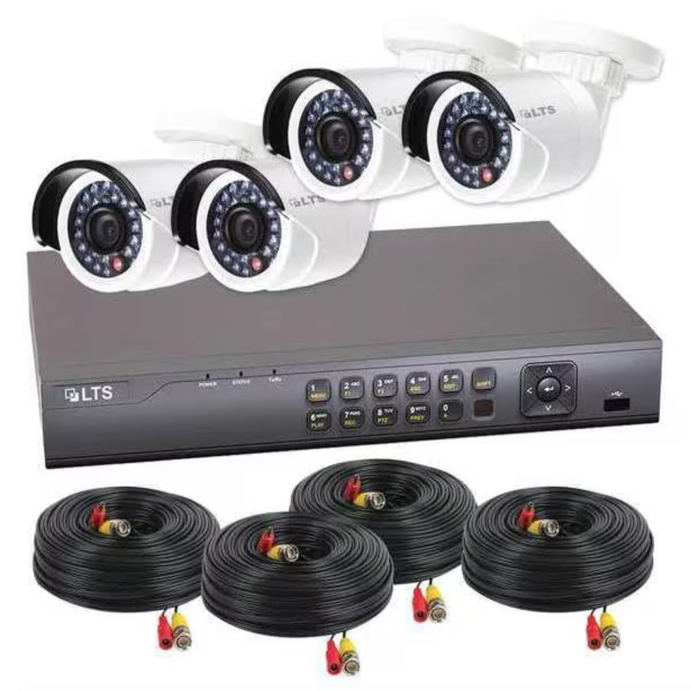 LTD0882K-4B DVR HD Camera Kit, Bullet, Fixed, 5W