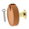 IWOWHERO Leather Dresser Knob Cabinet Pull Handle Wardrobe Handle Small Door Knobs Home Decor view 1