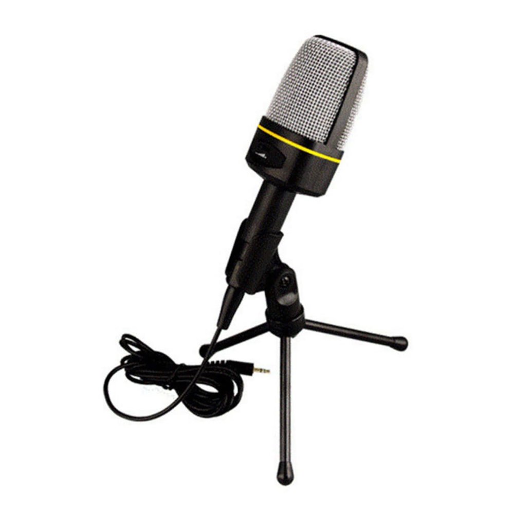 Alasum Desktop Microphone Tripod for Computer Recording Music Karaoke and Audio Chat Retro Design for Streaming and Online Communication