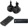 Alpine SPV-65RGB-CAN 6.5 Cage-Mounted Universal Weather-Resistant Coaxial RGB LED Speaker Pods w UTE-73BT Source Unit & Remote view 1