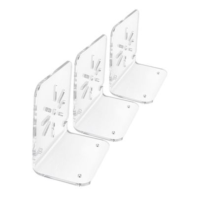 ROMISBABA 3pcs Wall Mounted Camera Shelf Versatile Speaker Stand Router Bracket Convenient Installation for Home Office Organized Secure Device Holder