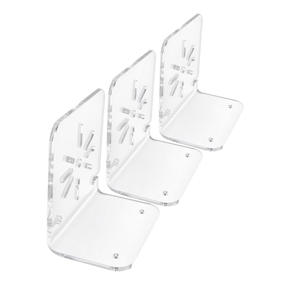 ROMISBABA 3pcs Wall Mounted Camera Shelf Versatile Speaker Stand Router Bracket Convenient Installation for Home Office Organized Secure Device Holder